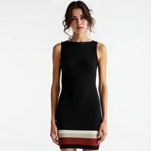 White House Black Market Dress
Womens Black Sleeveless Sheath
Office LinedSize6P